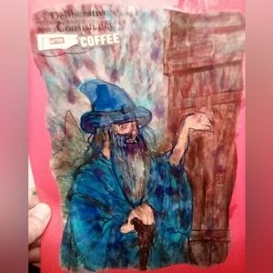 🎨Gandalf Watercolor Painting Art🖼